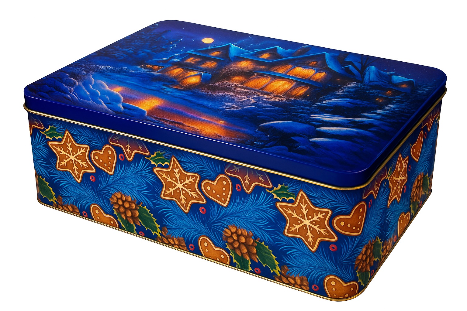 Новорічний подарунок у жерстяній упаковці RETAIL HOLDING №7 1000 г. (Стандарт)